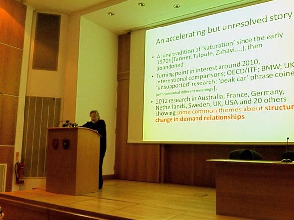 Final Plenary: #PeakCar: 'Where did it come from&amp;where is it going?' w Prof. Phil Goodwin #UTSG13
