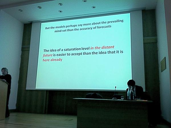 #PeakCar 'More about the Prevailing Mind-set than about the Accuracy of Forecasts' #UTSG13