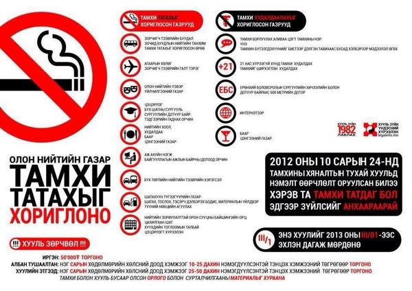 S_Lambaa's tweet image. RT“@chgombo: Олон нийтийн газар тамхи татахыг хориглоно. Цааш нь заавал дахин жиргээрэй! #тамхихортой RT #шинэхууль http://t.co/yuHmqEoY”