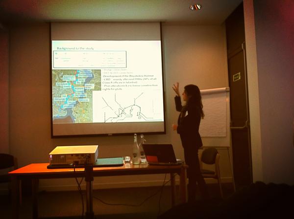 TSU's <a href="/edabeyazit/">eda beyazit</a> speaking <a href="/UTSGUK/">UTSG</a> 10years of Istanbul Metro: Wider EconBenefits Transport Infra Investments #UTSG13