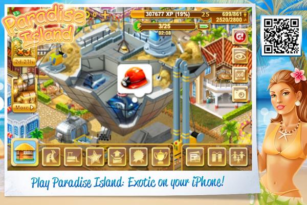 Start playing Paradise Island: Exotic on iPhone bit.ly/photo_island #iphone #iphonegames #gameinsight