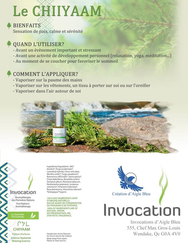 Invocation_FR's tweet image. Cliquez sur le lien pour en savoir plus sur le CHIIYAAM, notre encens liquide relaxant, en promotion au invocation.ca!