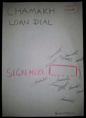 ZOO's tweet photo. Chamakh signs West Ham loan deal... http://t.co/UfZY6IF7