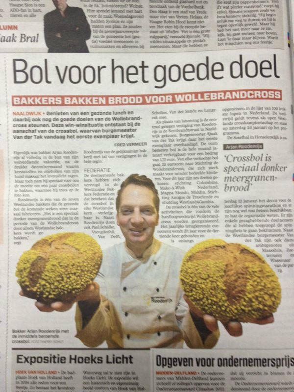 Mooi stuk in <a href="/adwestland/">AD Westland</a> over Crossbol. Meer info over deze en andere activiteiten vind je op wollebrandcross.nl.
