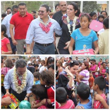 SamuelToledoC's tweet photo. Junto con mi esposa Noris, entregamos juguetes en diversas colonias de Tuxtla con motivo del Día de Reyes. http://t.co/MuGlhSR5