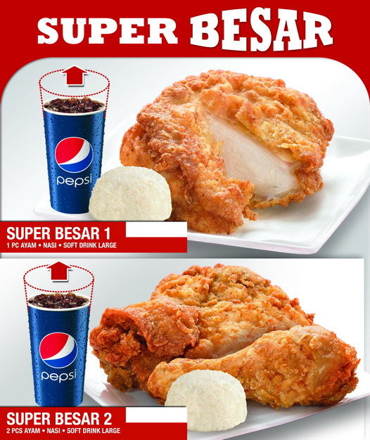 Menu KFC Super Besar