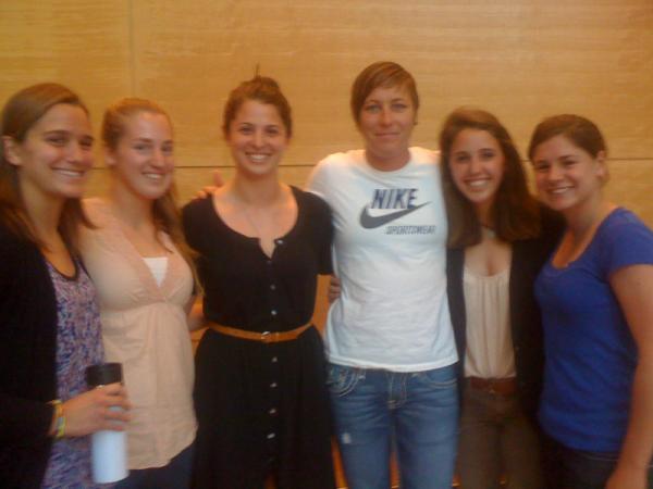 UMichFlywheel's tweet image. Abby Wambach told us to "win it next year" #zomg #!!!