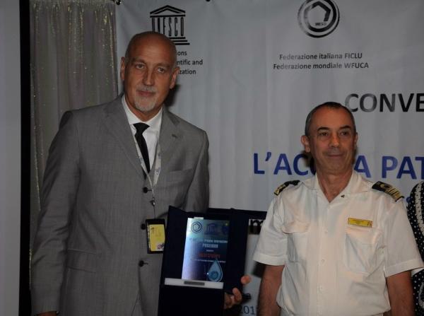 costacruisesAUS's tweet photo. Italian Federation of UNESCO Clubs & Centers awarded us for environmental protection & safeguarding water resources. http://t.co/7LeMueEd
