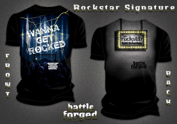 USFFBrand's tweet photo. Also, new Signature Shirt for Keith "Rockstar" Richardson ( @KRockstarMMA ) are now in stock. http://t.co/W9ywO6BL