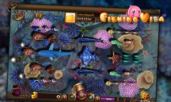 SaturdayGame's tweet image. How do you like the screenshot of our new game: Fishing Vida ?