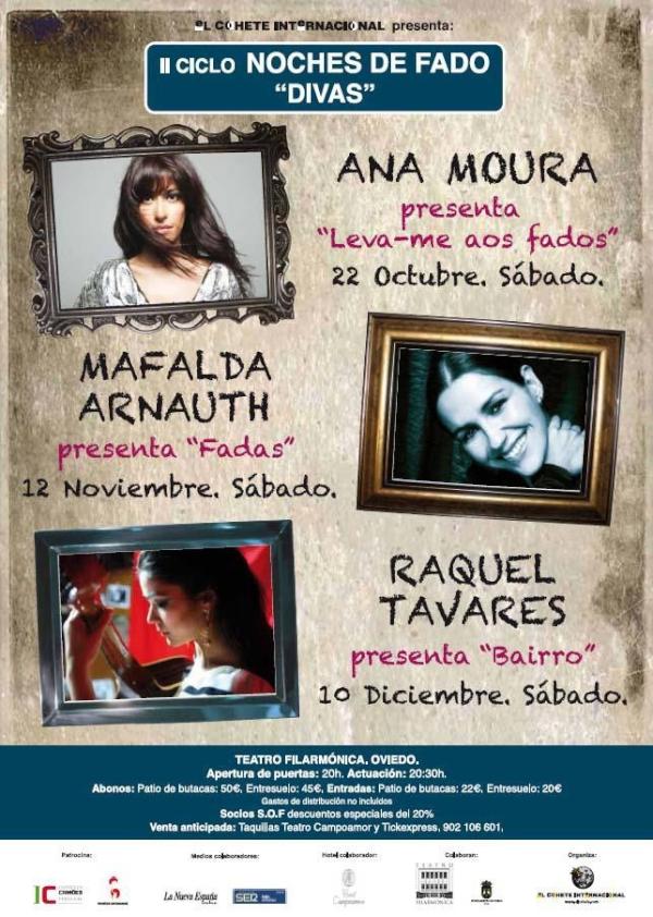 II Ciclo Noches de Fado ´Divas´. Abonos a la venta
Más información: tinyurl.com/3hw2dem