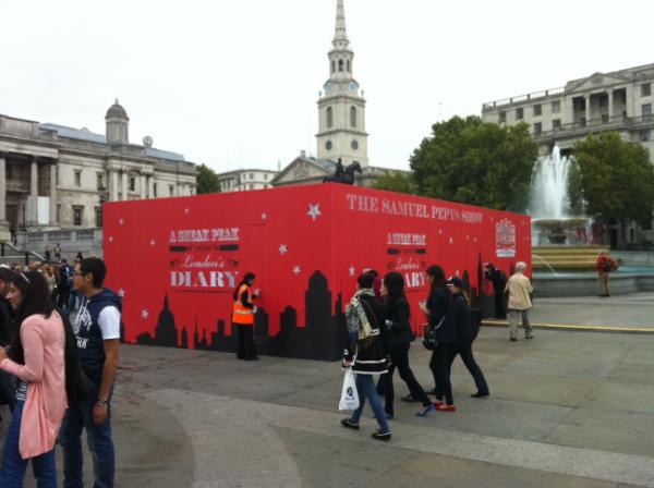 If you're in the Trafalgar Sq area today take a look at this... We installed it last night for agency Cake.