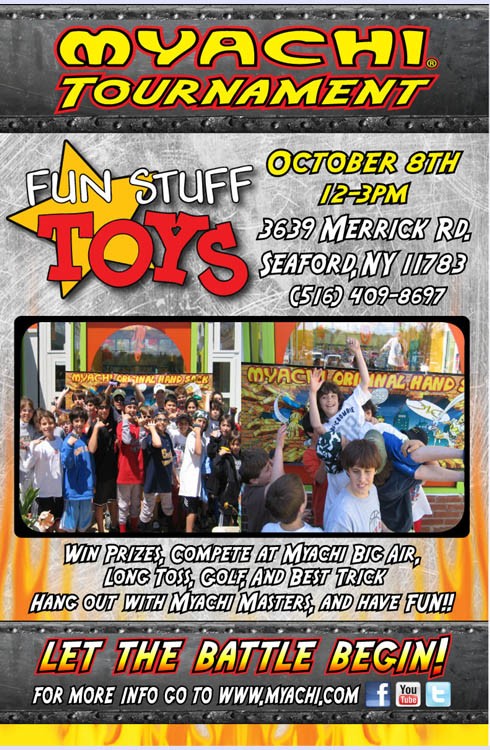 FunStuffToys's tweet photo. Hey, @FunStufToys fans, we're having a #Myachi Tournament on Saturday, October 8 at noon.  http://t.co/3nSnyQks http://t.co/5cbyil5C