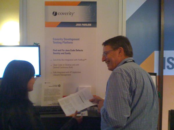 SW_integrity's tweet image. Don’t forget to stop by the @Coverity kiosk 4 at #JavaOne11 and learn how to find software bugs 5x faster