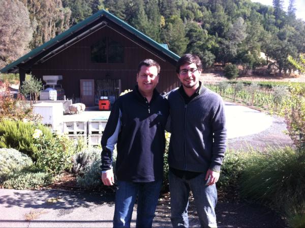 We had Steve Crowe our Charter Member # 20 stop by for a tasting. Matt with Steve...