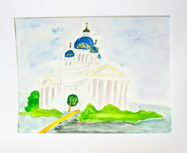 MirVery's tweet image. Следующий победитель: Шарипо Мария "Мой храм" (Воскресная школа Храма Пресвятой Богородицы в Рыбацком)