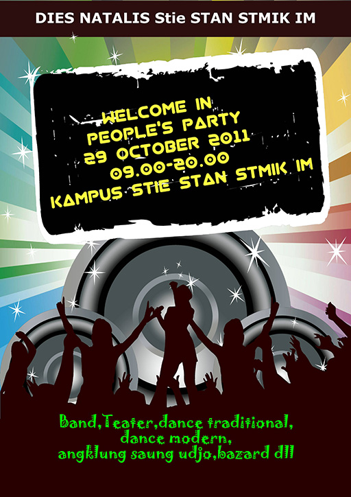 #acaraBDG FREE! Dies Natalis STIE STAN STMIK IM. TODAY at 9AM-8PM. Dance, Theatre & many more. CP: Jenne - 085795366099