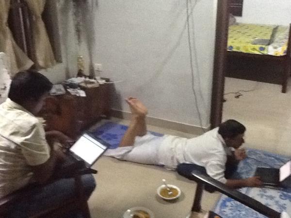 SunnyManoj's tweet photo. Spent the whole day working on the JY statutes with Eddychettan and Raiju.. http://t.co/Jy9N9NEY