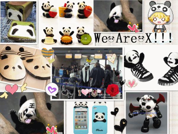 Linjiashu's tweet photo. @YoshikiOfficial  Today, I met the most KAWAII panda I've never seen!!!!! http://t.co/SdUhOWQF