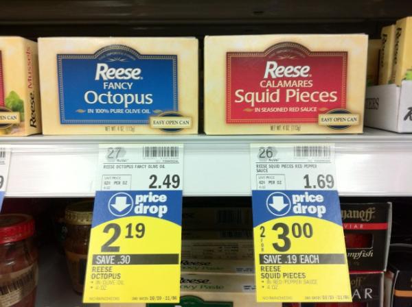 techkid10's tweet image. Fancy Octopus and Squid Pieces. Mmm- mmmm.