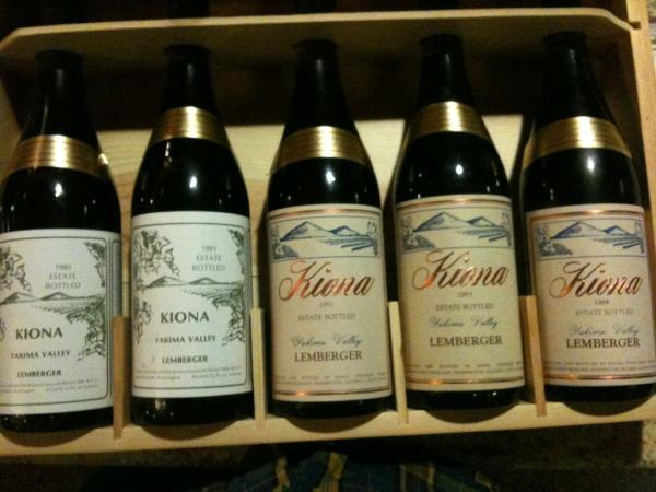 KionaWine's tweet photo. It's an embarrassment of riches here on Red Mountain. Here's a slice of wine history. #wawine #lemberger http://t.co/vfzQzSEt