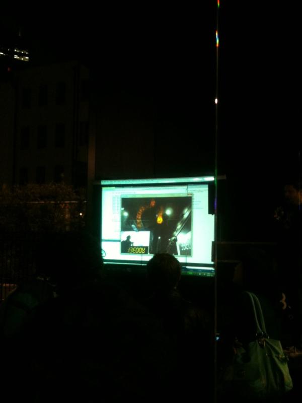 BronwenZ's tweet image. RT @nzigel: RT @EdBellNZ: Augmented Reality flame-hands. Life = Complete. #SMCakl  - #KinectSDK