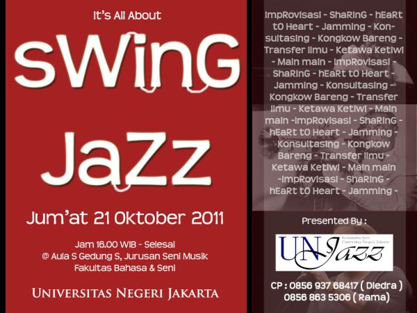 comm_break's tweet photo. UNJAZZ COMMUNITY : All About Swing ! http://t.co/sTDRRj9Q