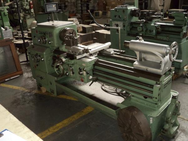Morando lathe, 500mm swing, 1250mm B/C, 65mm bore, 2 axis Newall DRO, Excellent condition, R 58,000.00 + vat