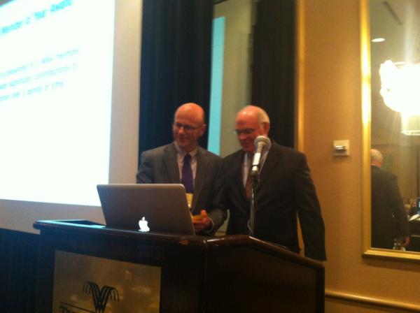 spann's tweet photo. Our own Bill Murray of WeatherBrains honored for his work in bringing #nwas11 to Birmingham! http://t.co/ZNKgYK0O