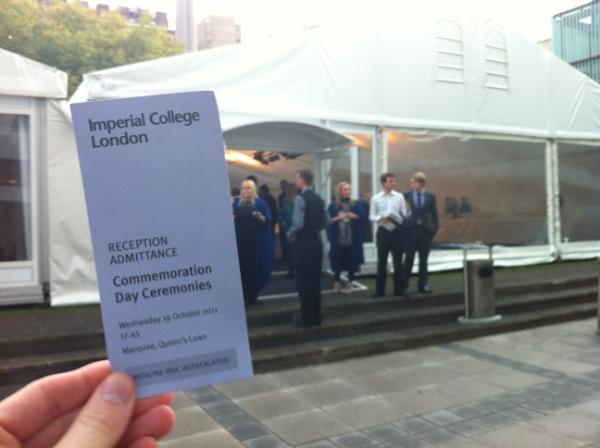 ImperialMed's tweet image. You'll need one of these to get inside! Party time for med graduates! #impcol