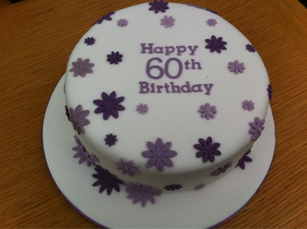60th birthday cake