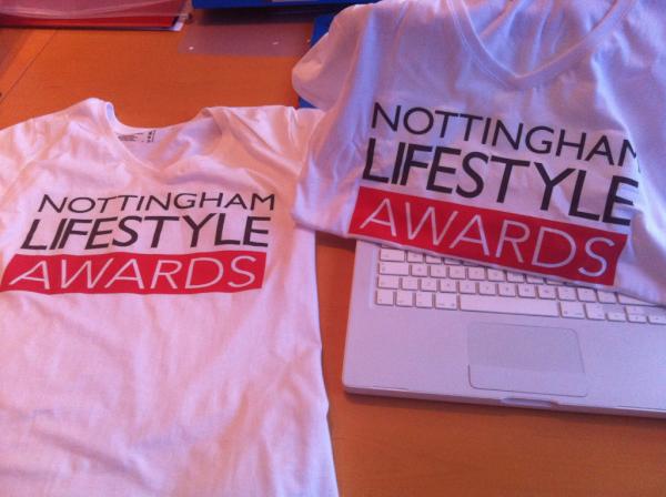 NLAwards's tweet photo. Look what arrived half way through our team meeting. Watch out for our Street Team in them around Nottingham; http://t.co/IxxRhehL