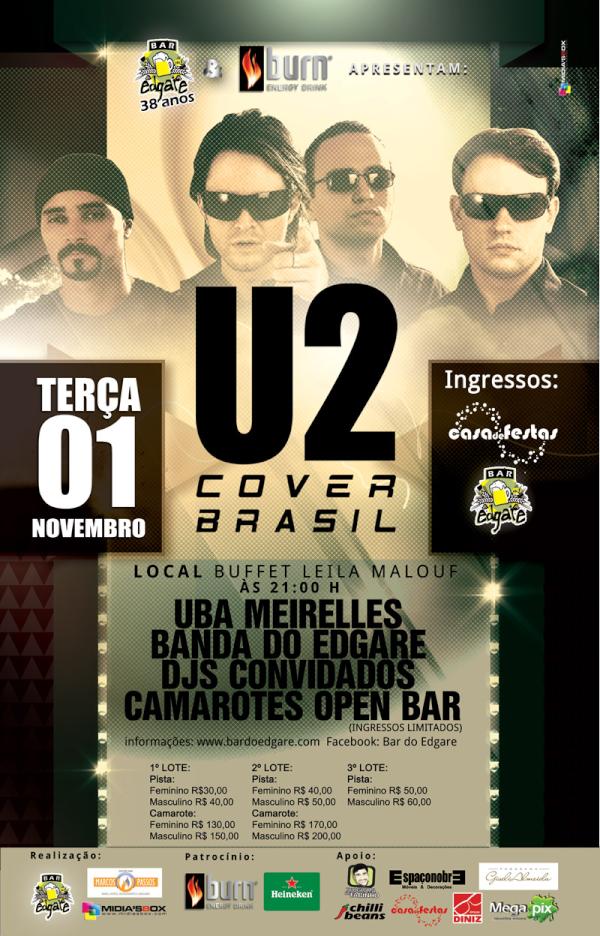 bardoedgare's tweet photo. Festa de 38 anos do Bar do Edgare - U2 Cover Brasil - Buffet Leila Malouf - 01/11/2011 http://t.co/9Xaa6ULO