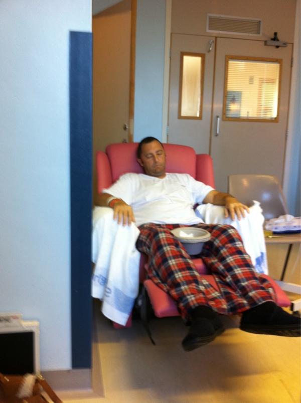 mcquillys's tweet photo. No easy way of saying this "wrecked" told to expect this another two weeks! http://t.co/omNK2JQu