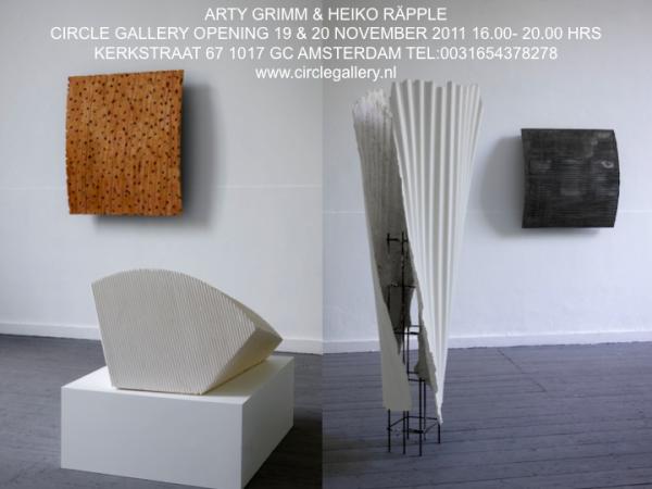 mvanogtrop's tweet photo. Save the date 19 & 20 november opening exhibit at Circle Gallery of Arty Grimm & Heiko Rapple. http://t.co/UTJGV6a9 http://t.co/cJDjawSq