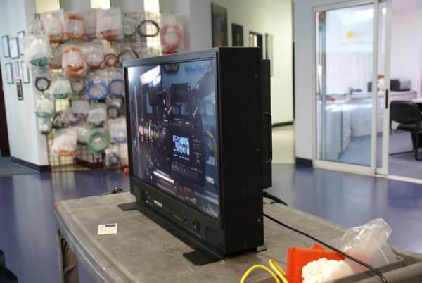 Playing with Astrodesign's new 28" 4K monitor...stunning. Simply stunning. Sony F65, meet your new best friend.