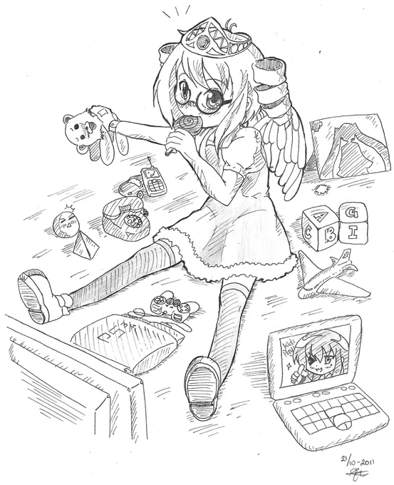 yang ini sebenernya pesenan senpai NC >w< 