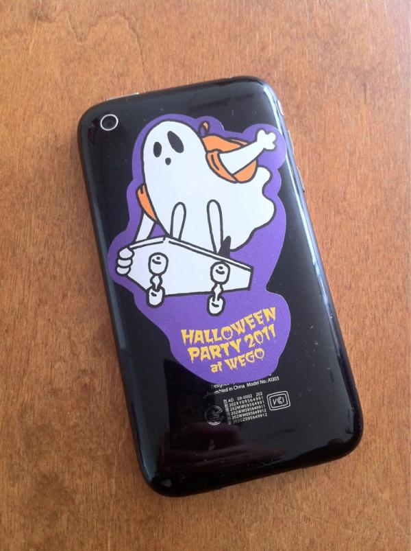 ノベルティのステッカーが届いた。いい感じ!!!