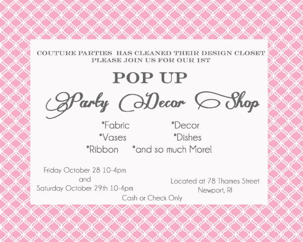 Newport_Wedding's tweet image. local Friends...we have party/wedding decor to sell! Join us next Friday &amp; Saturday!
