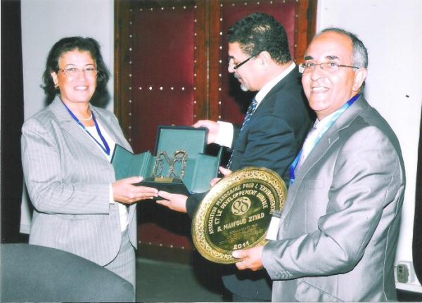 RISTOMED's tweet photo. Pr. Zoubida Charrouf awarded again for her long lasting commitment to the Argan Research and Argan forest valorization http://t.co/698qSTLF