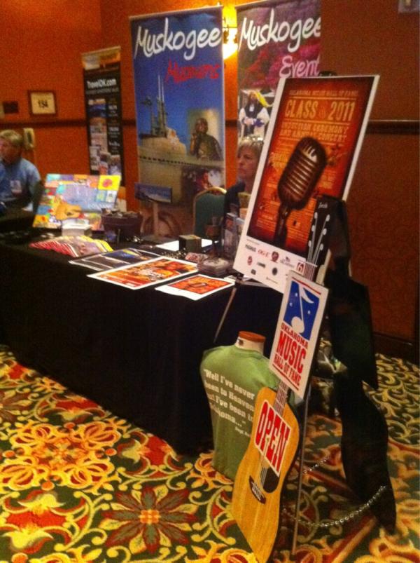 OKMusicHOF's tweet photo. At the Oklahoma Governor's Conference on Tourism #OKTconf http://t.co/HqTDkkOM