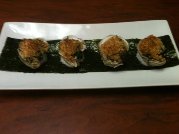 PBGMarriott's tweet photo. This is our special starting on Tuesday night 10/25 thru Thursday 10/27
It is coconut oyster Rockefeller at $12.95 http://t.co/IgdY75KL