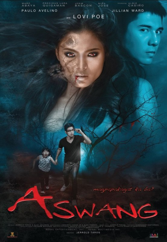 A halloween treat Aswang starring Lovi Poe <a href="/lovipoe/">Lovi Poe</a> Paulo Avelino <a href="/mepauloavelino/">PAULO</a> Joem Bascon <a href="/JoemBascon/">Joem Bascon</a> showing Nov 2