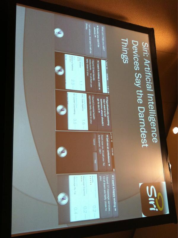 DrDannySands's tweet image. Siri says the darnedest things. #AMIA2011 #IBMWatson