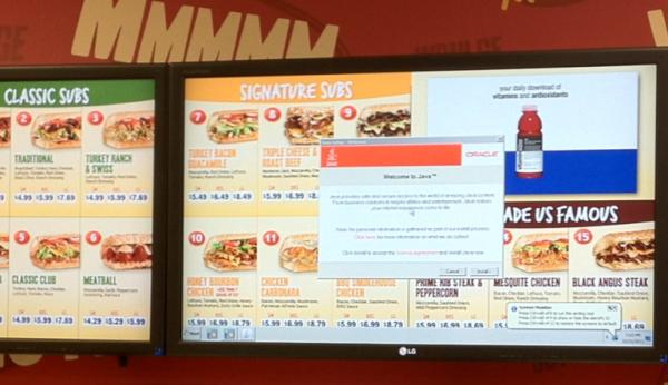 hainsworthtv's tweet image. Dear $ORCL #Java team: enough with the updates. Taking cues from Adobe? Java is everywhere. #whitenerdproblems