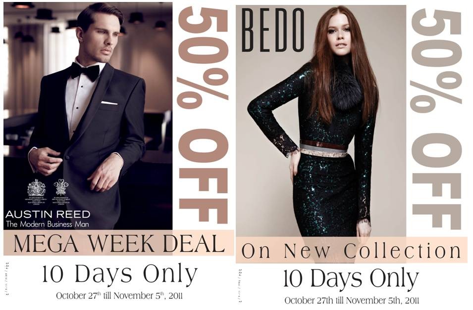 The Avenues الأڤنيوز On Twitter Austin Reed And Bedo Mega Week Deal 50 Off Valid From Oct 27th Nov 5th Http T Co I3ymobwp