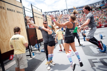 CrossFitGames's tweet image. Winning. #CrossFit #CFNE