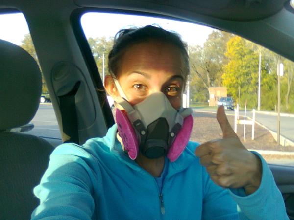 jvirden's tweet image. Just chilling in my respirator after catching some small furry friends. #socasual #soscience