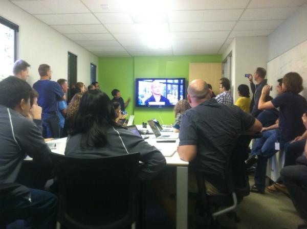 Everyone watching <a href="/tfadell/">Tony Fadell</a>  live on <a href="/bloombergtv/">Bloomberg TV</a>