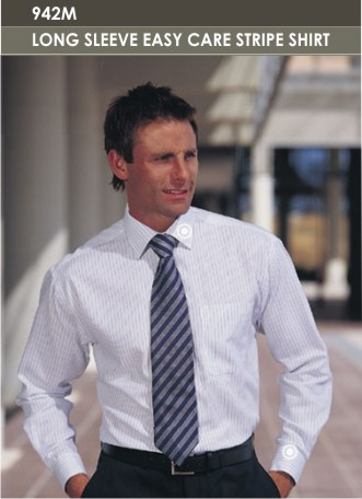 YourImageLtd's tweet photo. SPECIAL OFFER - £4.99 for 1 or £7.99 for 2 - Long Sleeve Shirt in striped easy care fabric http://t.co/VV4kVamb http://t.co/kMxFZfn8